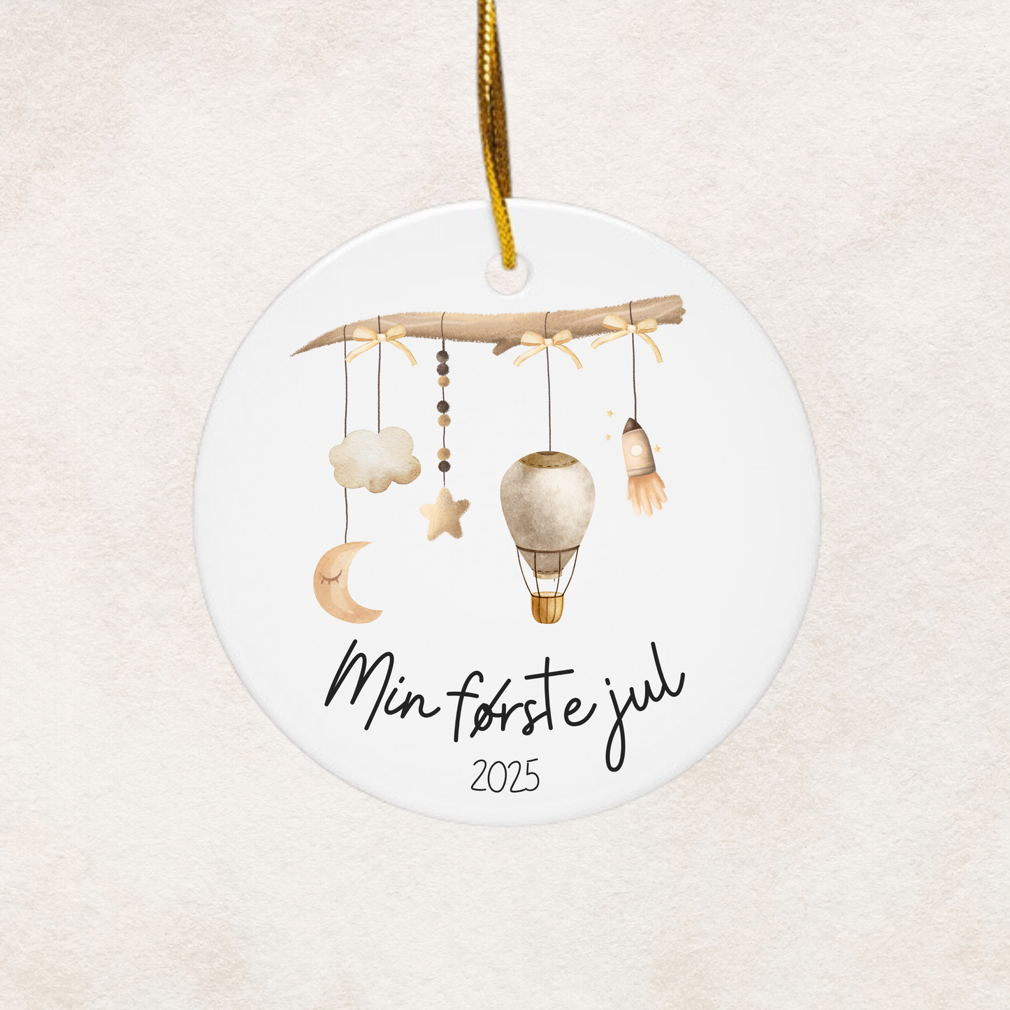 Min første jul | Juletrepynt i keramikk