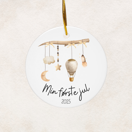 Min første jul | Juletrepynt i keramikk